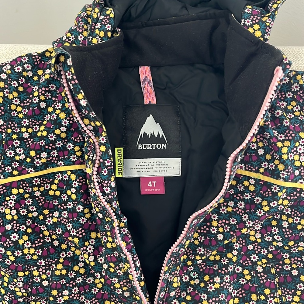 Burton DryRide One Piece Snowsuit 4T
